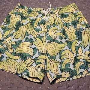 Trunks banana swim shorts size large